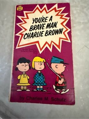 You’re  A Brave Man Charlie Brown paperback book
